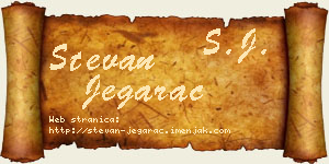 Stevan Jegarac vizit kartica